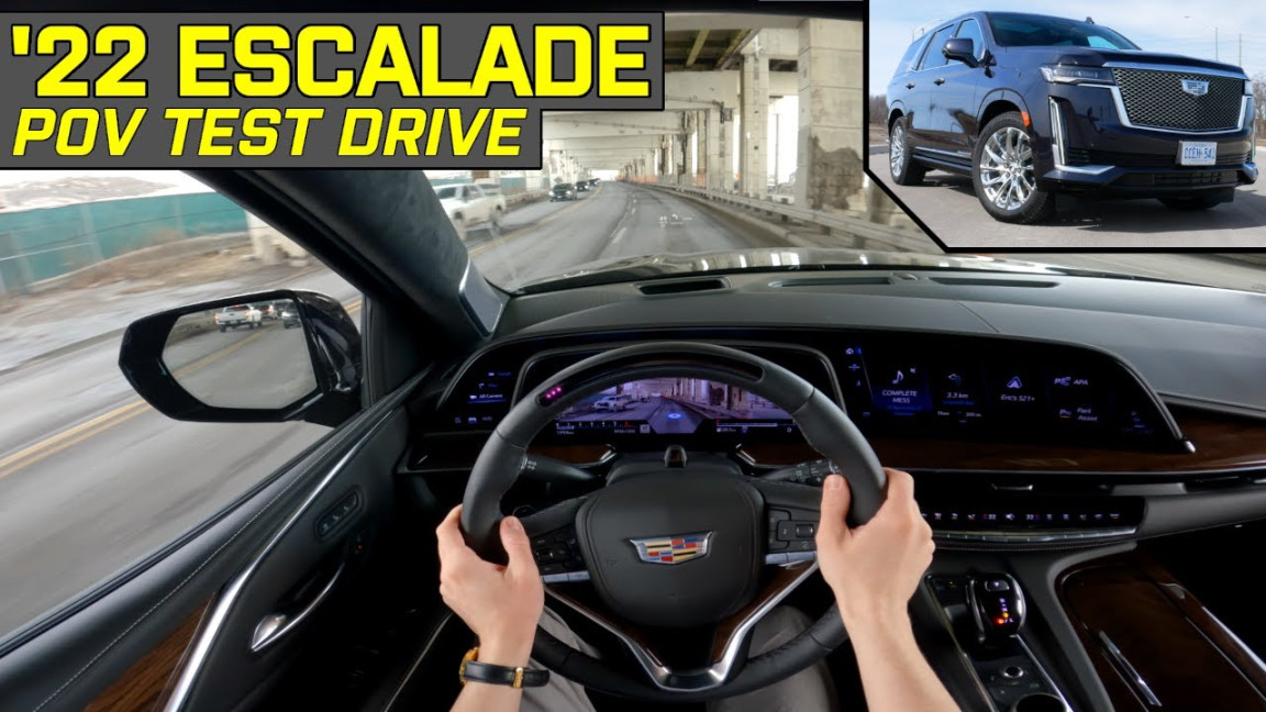 AR NAVIGATION! -  Cadillac Escalade Premium Luxury Platinum - POV Test  Drive