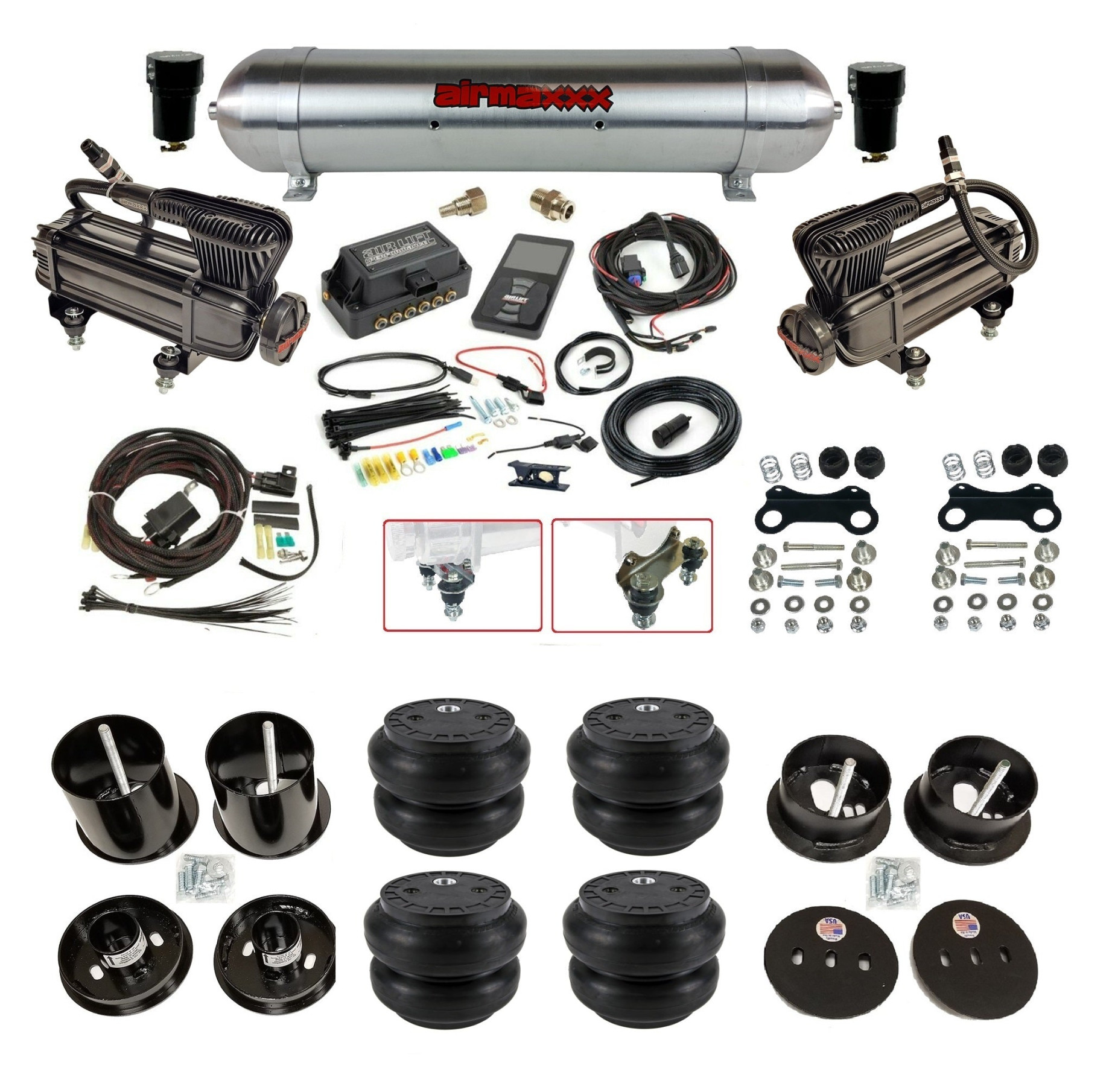 Cadillac - Complete Air Ride Suspension Kit / P Air