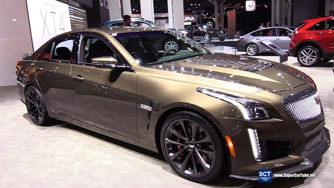 Cadillac CTS Supercharged V - Exterior Interior Walkaround -  New  York Auto Show