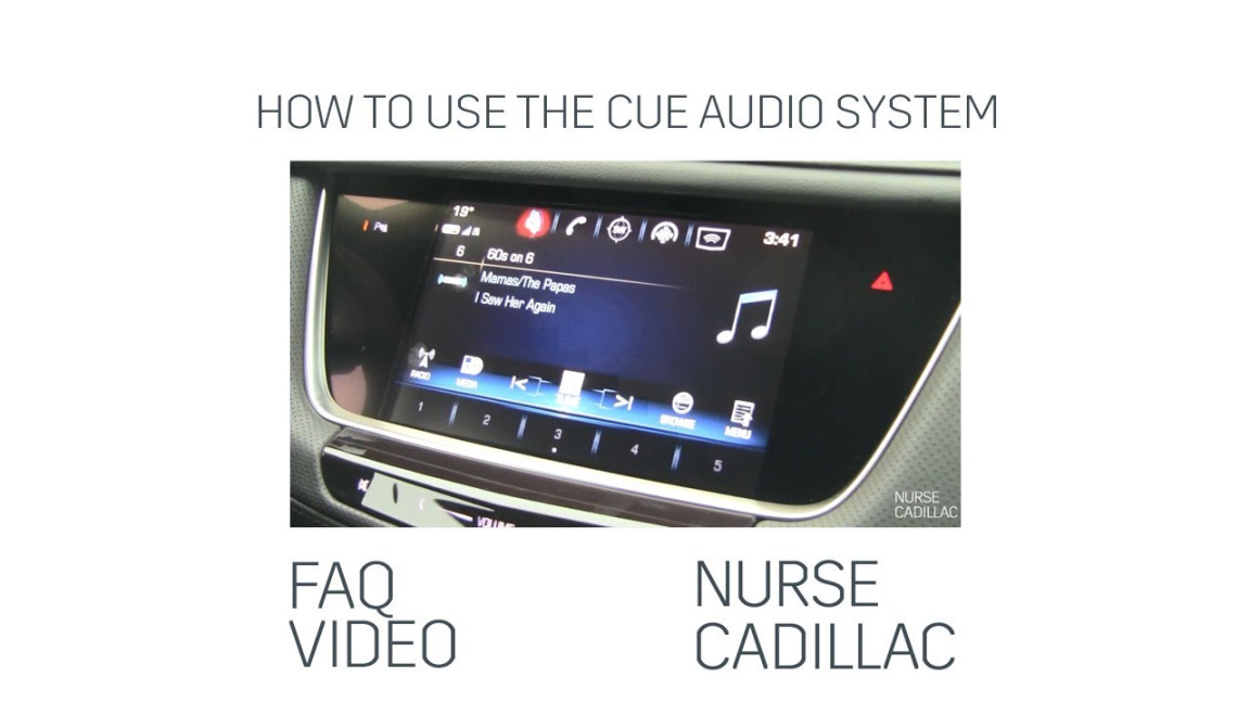 Cadillac Cue Audio System FAQ