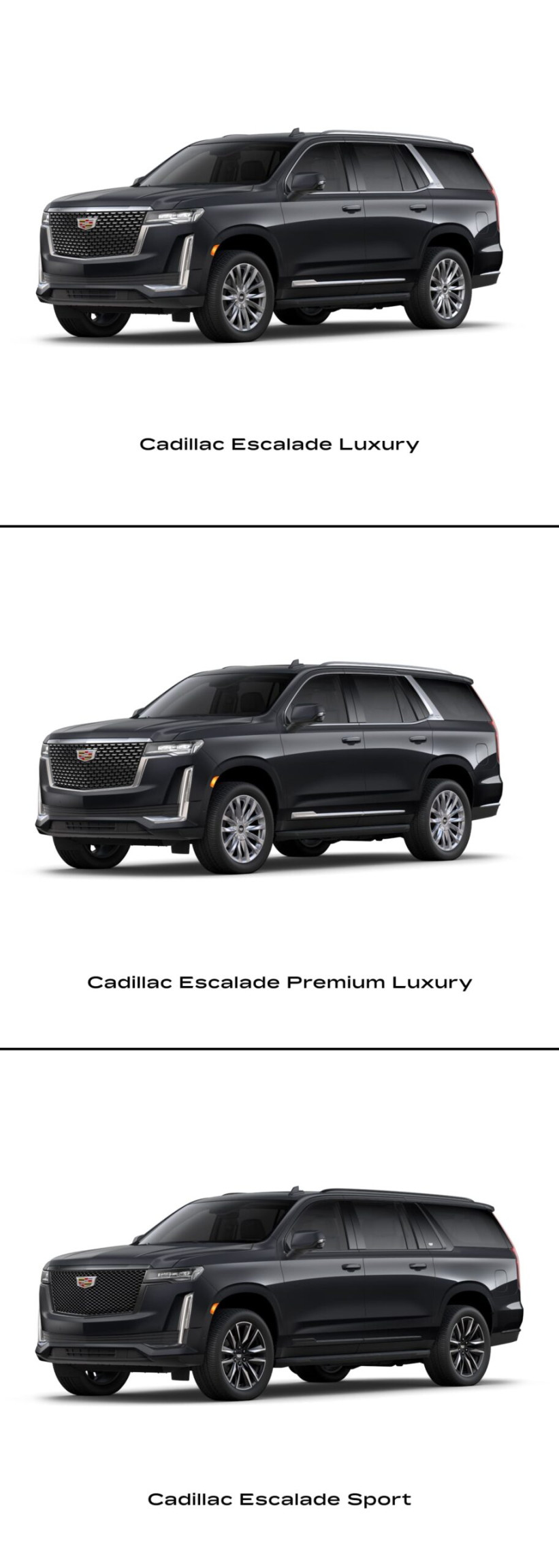 Cadillac Escalade Trim Levels: Specs & Features Explained