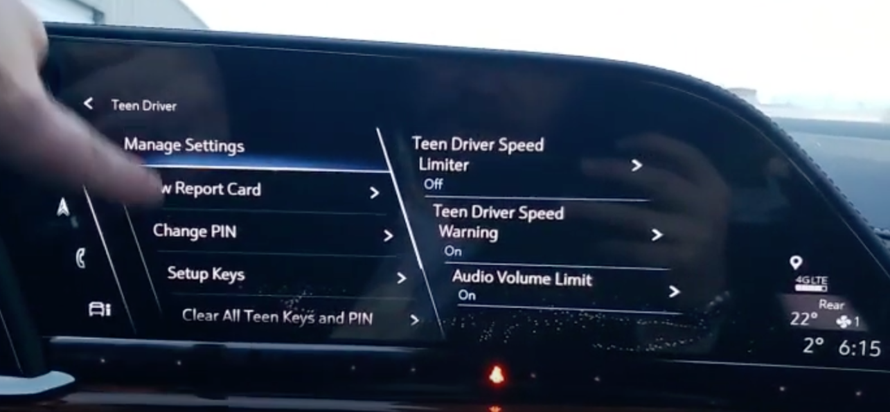 Cadillac Escalade Vehicle Settings Driving Modes