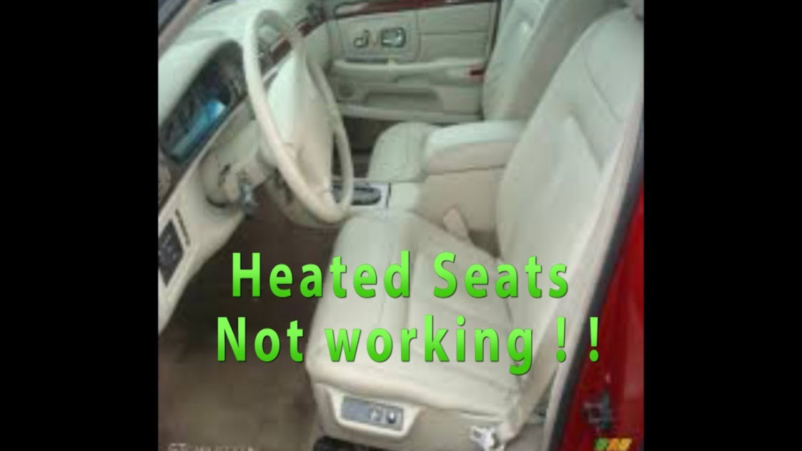 Cadillac  Heated seats not working on your Luxury vehicles Heated seat  fuse box