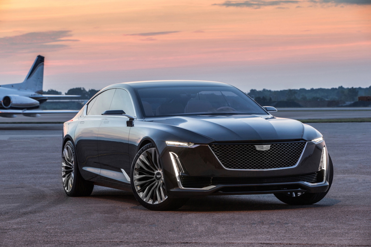 Cadillac just unveiled a flagship luxury sedan concept in Pebble Beach