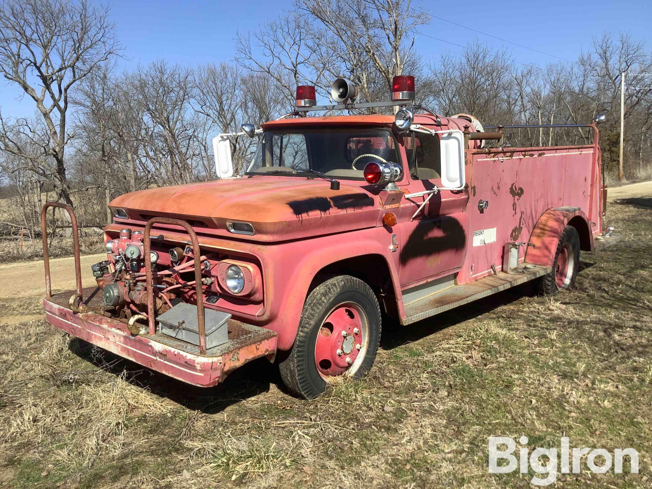 Chevrolet S/A Fire Truck BigIron Auctions