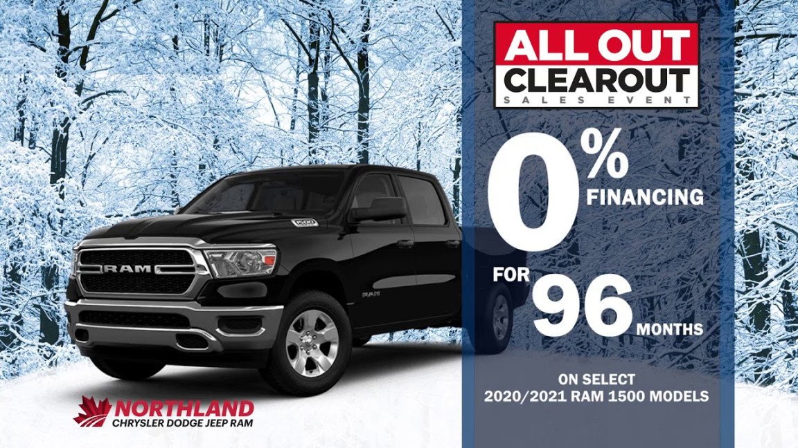 GET % FINANCING FOR  MONTHS! ALL OUT CLEAROUT AT NORTHLAND DODGE