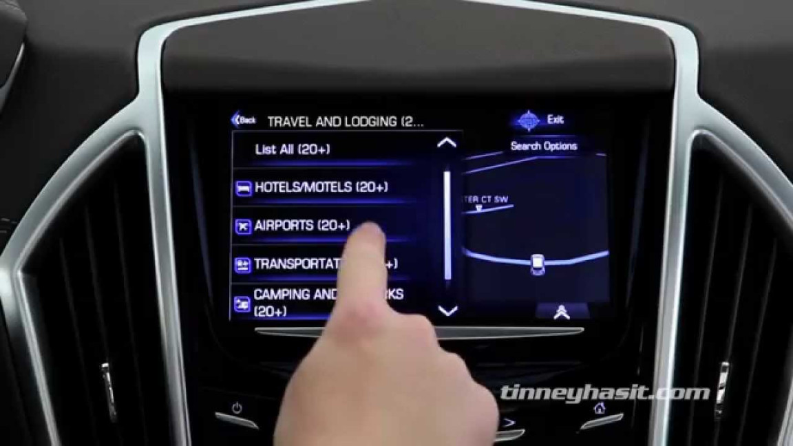 How To Use Cadillac CUE Navigation