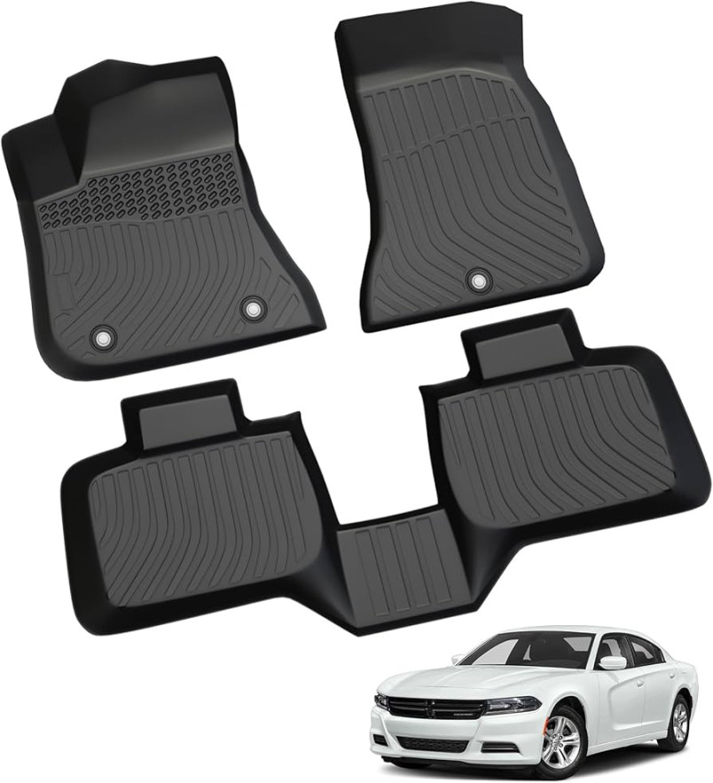 Landrol All Weather Floor Mats Replacement for Dodge Charger RWD