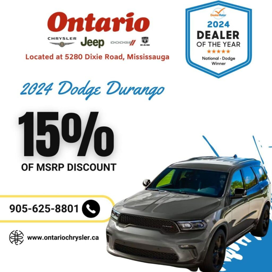 New Dodge Deals, Incentives & Special Offers in Toronto