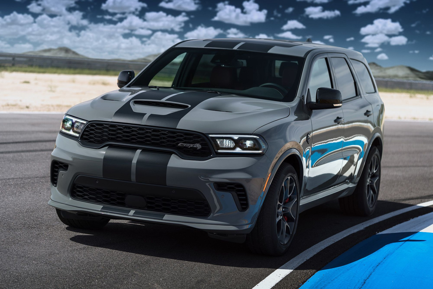 The Dodge Durango SRT Hellcat is a family SUV that can go  mph